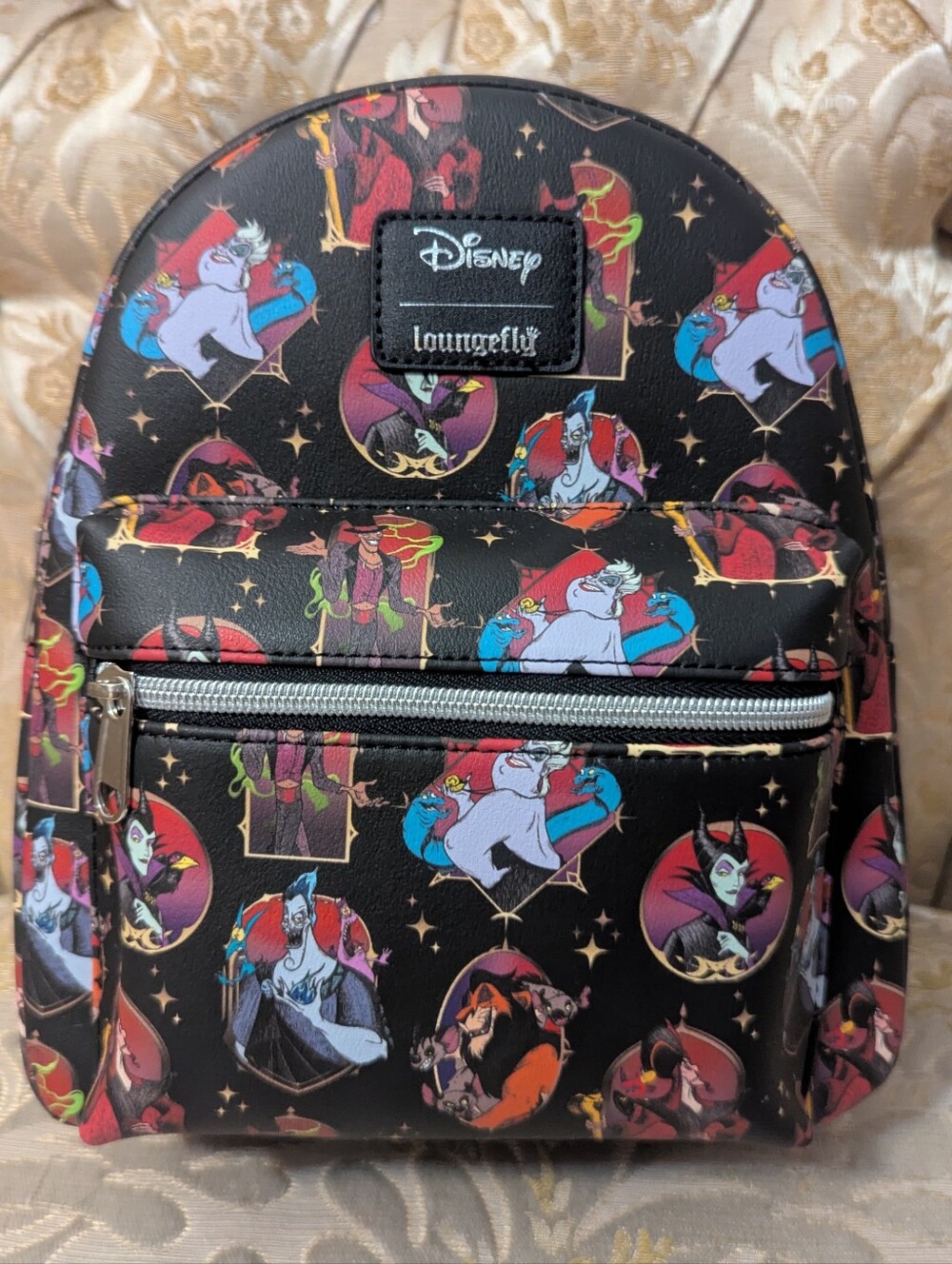 Disney Villains Portraits and Stars Loungefly Backpack
